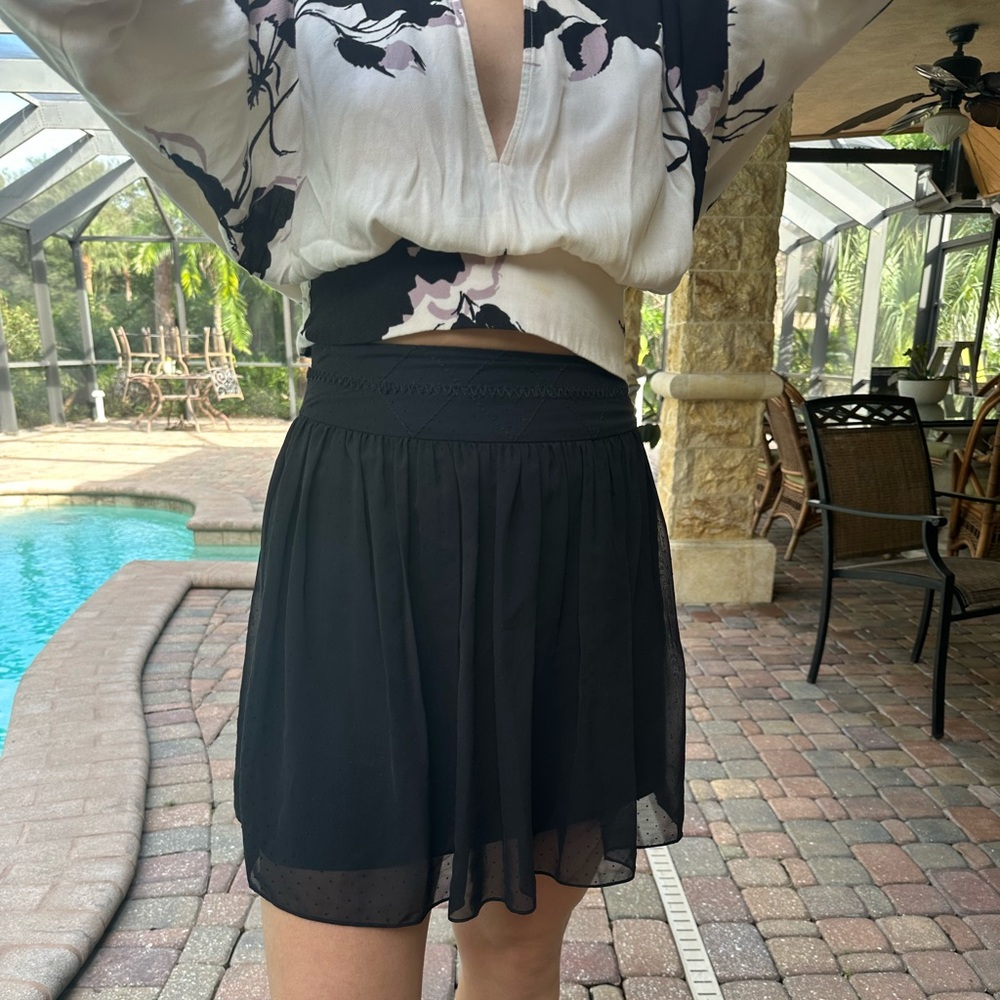 Black a-line Zadig & Voltaire skirt. Lightly worn. Great condition